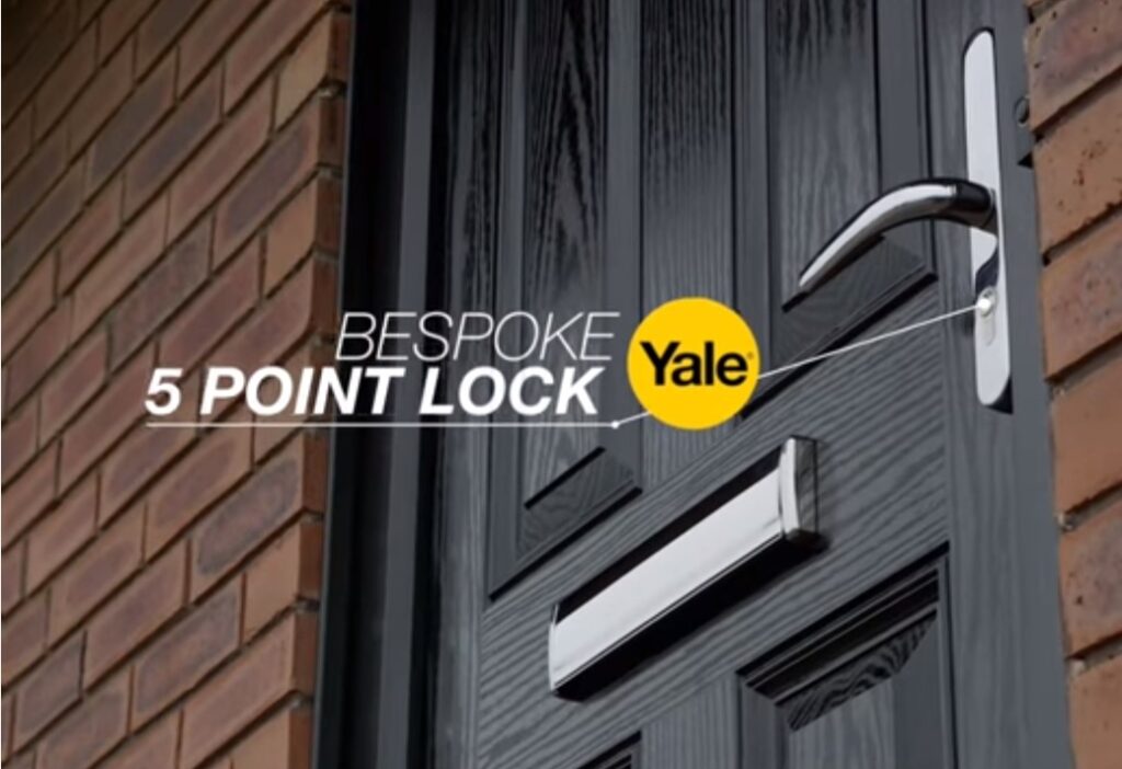 Bespoke 5 point Yale lock makes Xtremedoor even more secure